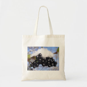 Tasche schwarze Vogelbeeren mit Schnee