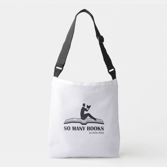 Tasche - So viele Bücher haben so wenig Zeit - män (Vorderseite)
