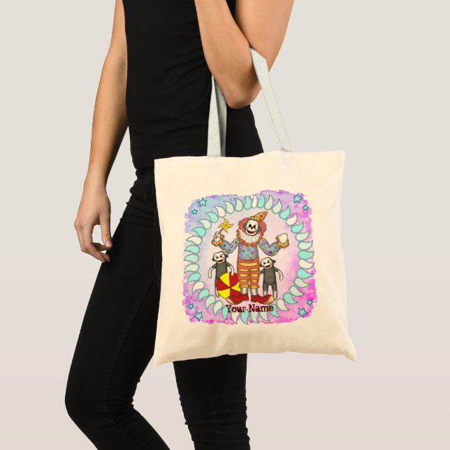 Tasche Sock Monkey Clown (Vorderseite (Produkt))