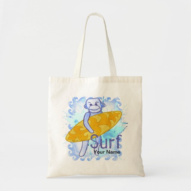 Tasche Sock Monkey Surfer (Vorne)