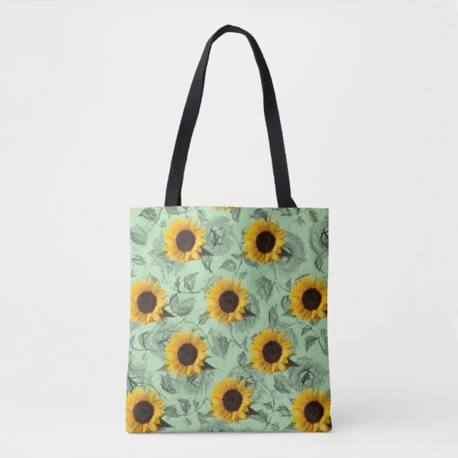 Tasche Sonnenblumen (Vorderseite)