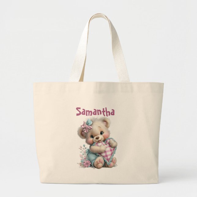 Tasche Teddybär Baby-Party (Vorne)