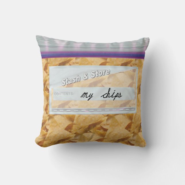 Tasche Tortilla-Chip-des dekorativen Wurfs-Kissens Kissen (Vorderseite)
