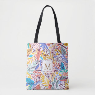 Tasche Tropical Floral Gelb und orange