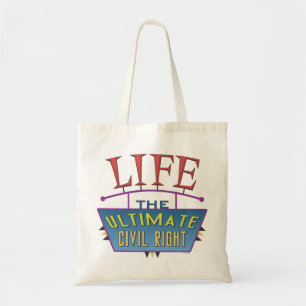 Tasche, um deine pro-life Überzeugungen zu teilen. Tragetasche