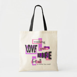 Tasche, um Ihre pro-life Überzeugungen zu teilen. Tragetasche