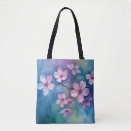 Tasche Wasserfarbe Kirsche Blossom