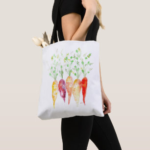 Tasche - Wasserfarbenfrohe Karotten