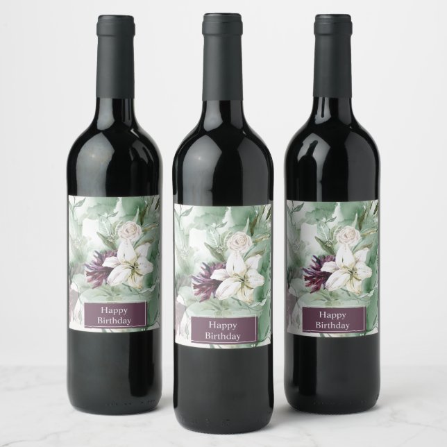 Tasche Weinetikett (Flaschen)