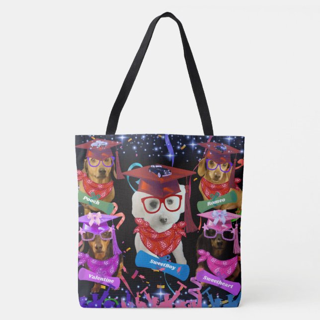 Tasche zum Feiern von Absolventen (Vorderseite)