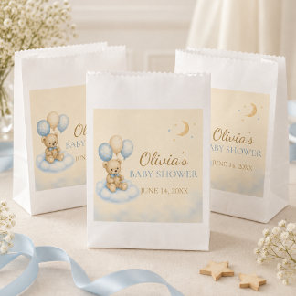 Taschen für Teddybär-Baby-Shower-Mitgebsel Geschenktütchen