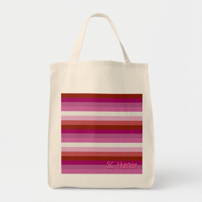 Taschen mit Lesbischer Pride Flagge anpassen (Vorne)