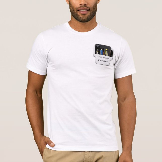 Taschen-Schutz-Aussenseiter hallo mein Name ist T-Shirt (Vorderseite)