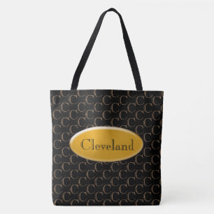 Taschen-Tasche (AO) - Goldnummernschild und Tasche