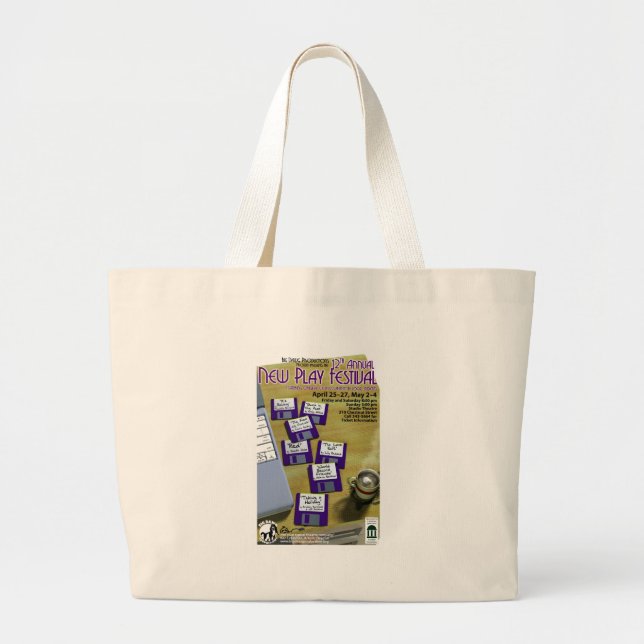 Taschen-Tasche - BigDawgs neues Spiel-Festival Jumbo Stoffbeutel (Vorne)