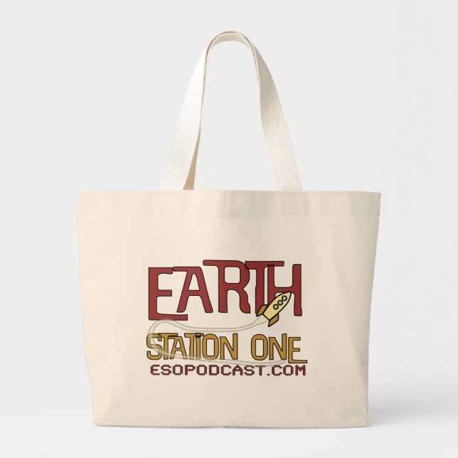 Taschen-Tasche der Bodenstations-eine Jumbo Stoffbeutel (Vorne)