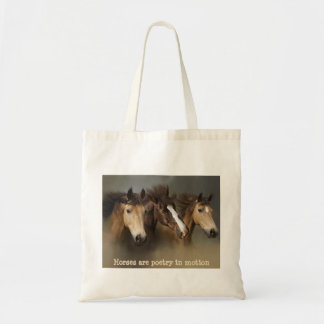 Taschen-Tasche der wilde Pferddrei Tragetasche