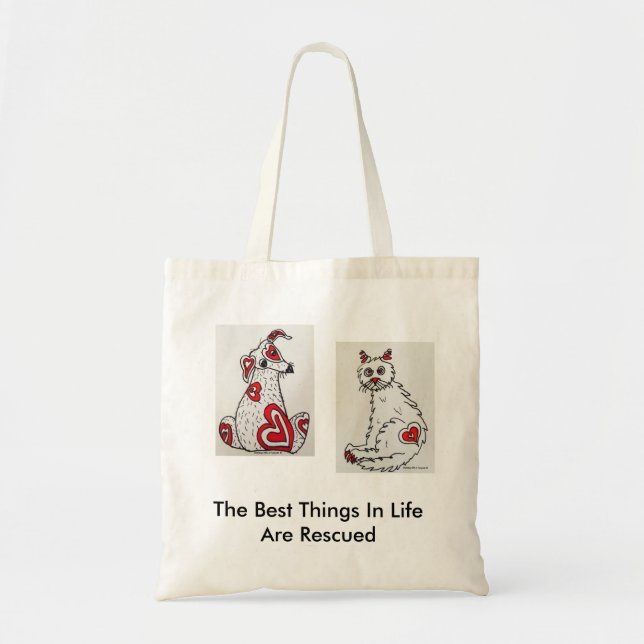 Taschen-Tasche für Tierrettungs-Bewusstsein Tragetasche (Vorne)