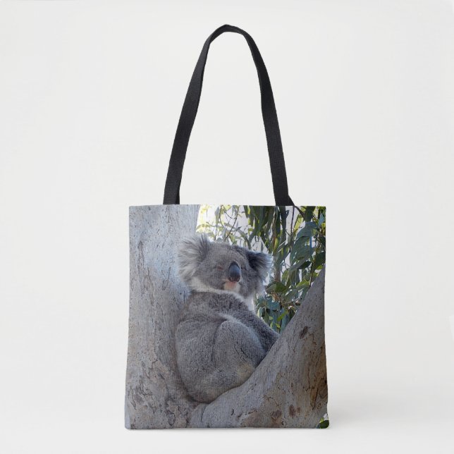 Taschen-Tasche - Koala in einem Gummi-Baum Tasche (Vorderseite)