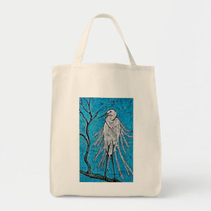 Taschen-Tasche mit Reiher Tragetasche