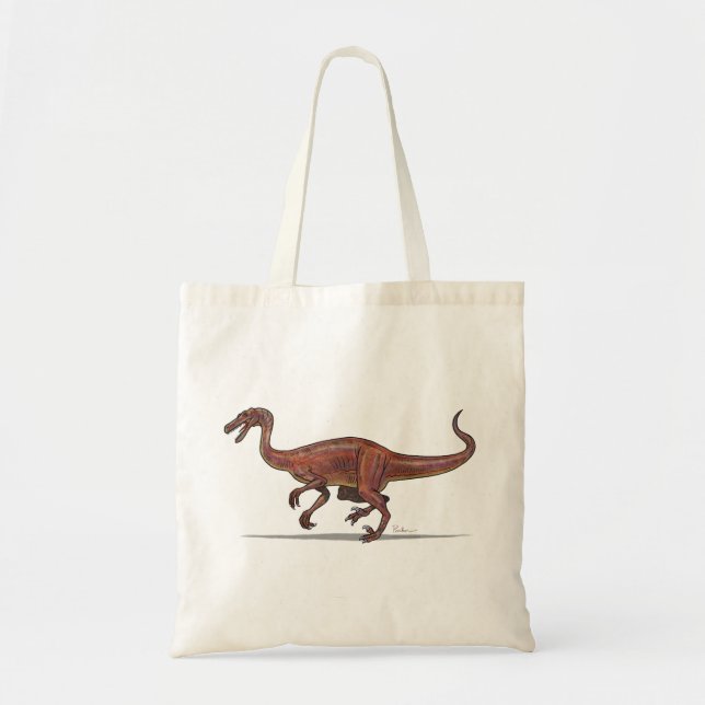 Taschen-Tasche Troodon Dinosaurier Tragetasche (Vorne)