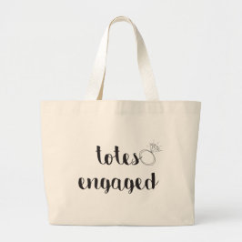 Taschen-verlobte Taschen-Tasche Jumbo Stoffbeutel