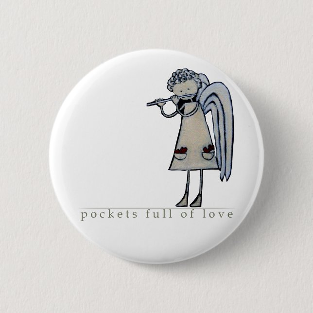 Taschen voll von LoveButton (BU01) Button (Vorderseite)