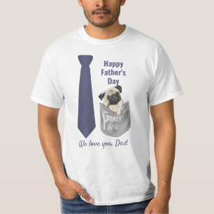 Taschenhalskrawatte des modernen Vaters für Hundef T-Shirt