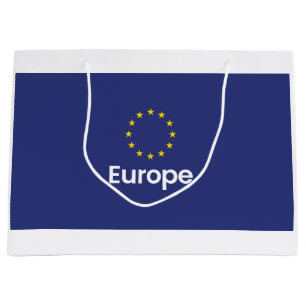   Taschenlogo europäisches Muster  Große Geschenktüte