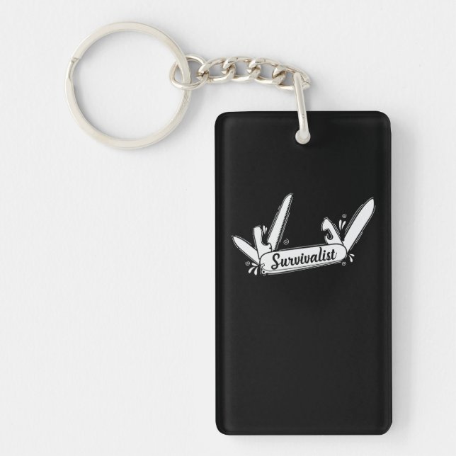 Taschenmesser Survivalist Survival Werkzeug Schlüsselanhänger (Vorderseite)