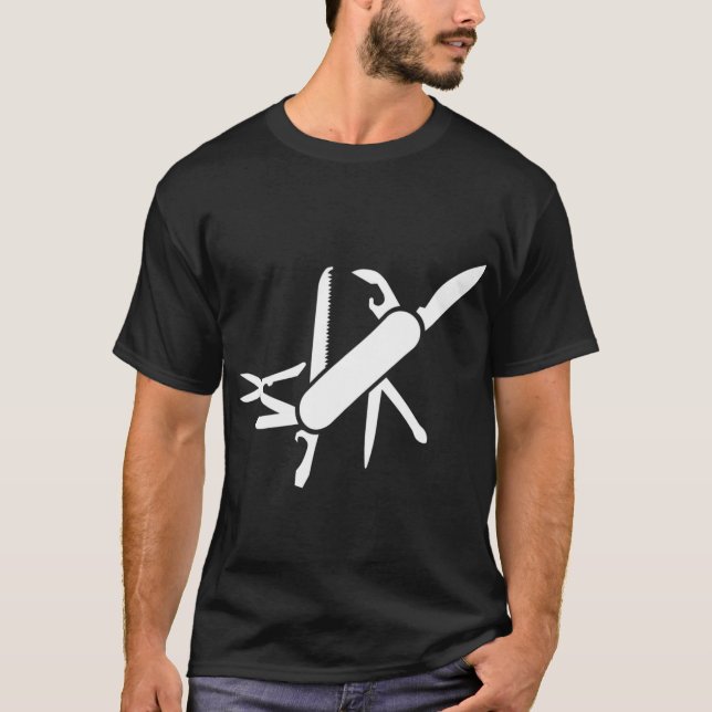 Taschenmesser T-Shirt (Vorderseite)