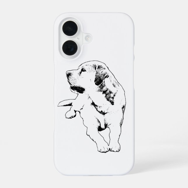 Taschenpanzerung – Steter Blick iPhone 16 Hülle (Rückseite)