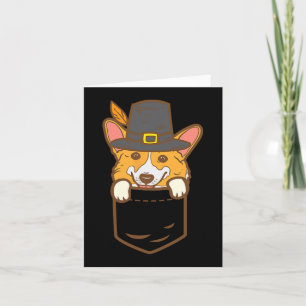 Taschenpilger Welsh Corgi Hundeliebhaber Süße Than Karte