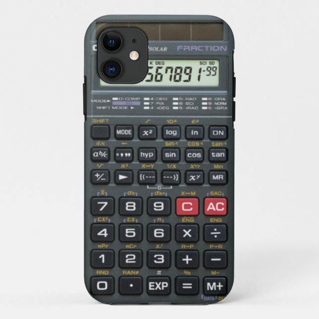 Taschenrechner Case-Mate iPhone Hülle (Rückseite)
