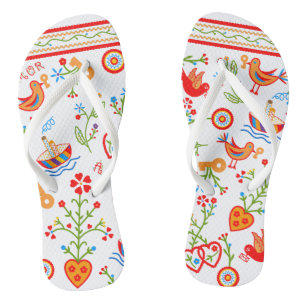 Taschentücher der portugiesischen Liebe Flip Flops