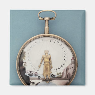 Taschenuhr aus Gold Magnet