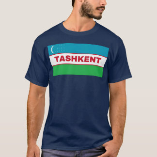 Tashkent City in Usbekistan Flagge Junge T-Shirt