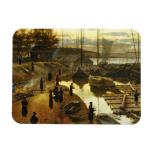 Tashlikh - Painting by Alexander Gierymski - 1884 Magnet