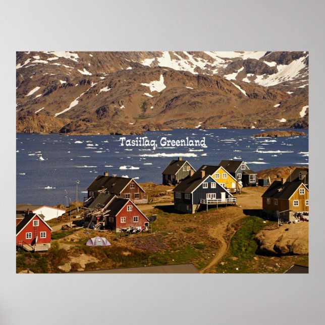 Tasiilaq, Grönland Poster (Vorne)