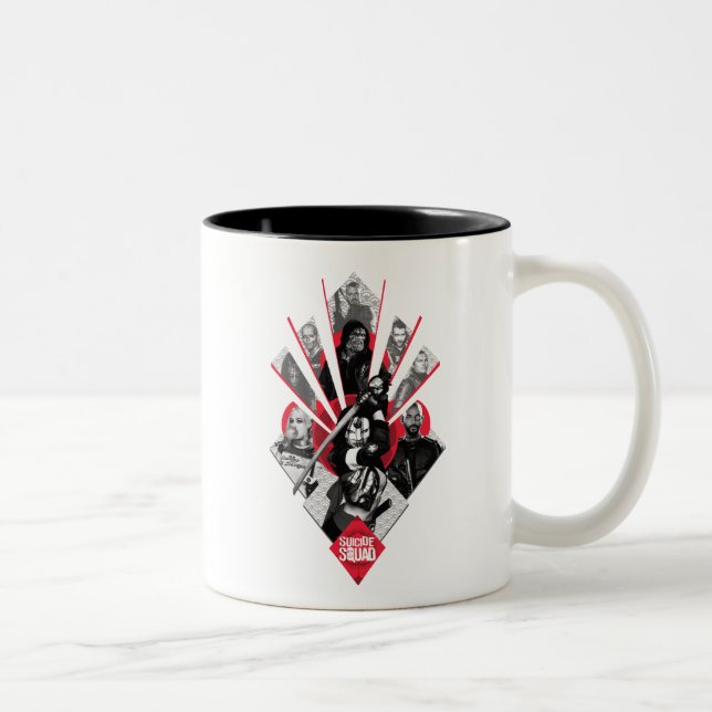 Task Force X der Selbstmord-Gruppen-| Zweifarbige Tasse (Rechts)
