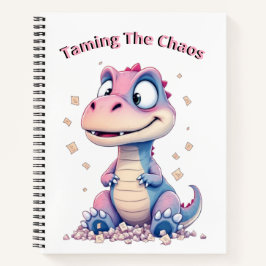 Taskosaurus Rex | Cute Dinosaur To-Do List Design Notizbuch