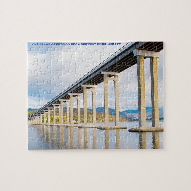 Tasman Bridge Derwent River Hobart Jigsaw Puzzle (Horizontal)
