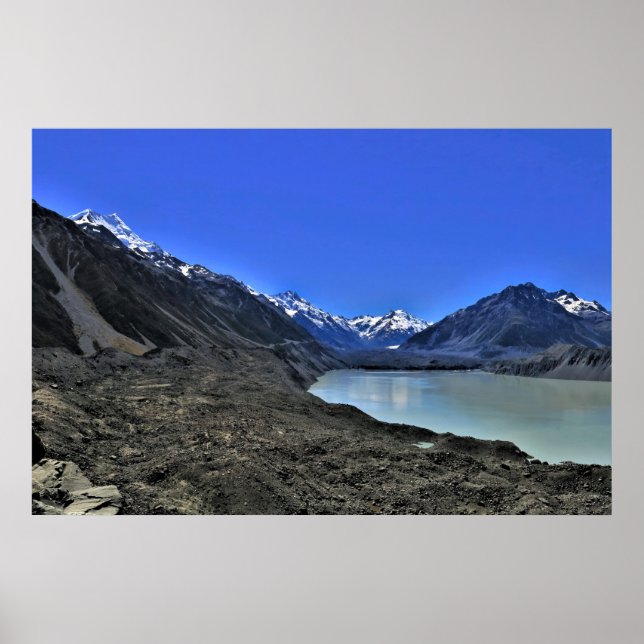 Tasman Valley Poster (Vorne)