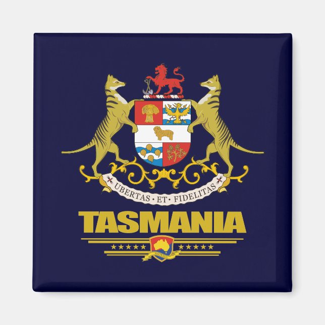 Tasmania COA Magnet (Vorne)