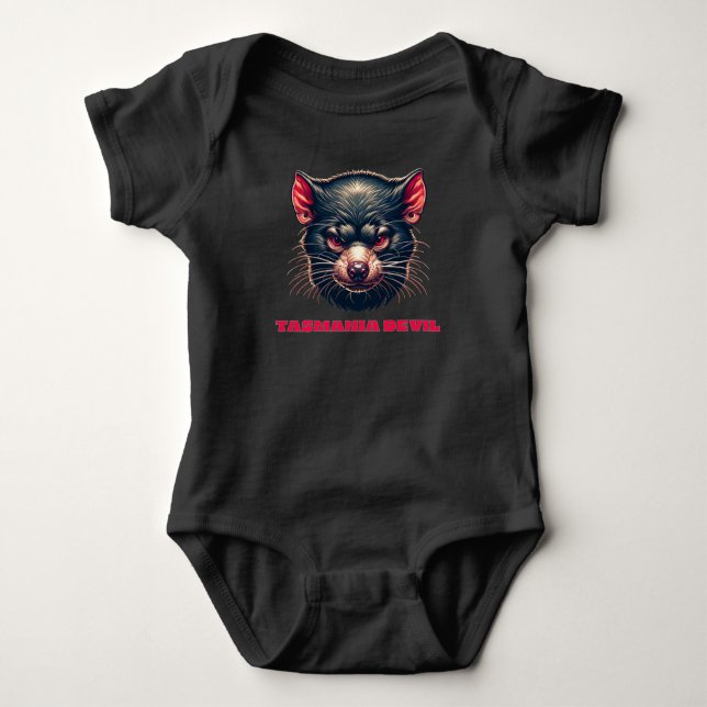 Tasmania Devil Australia Baby Strampler (Vorderseite)