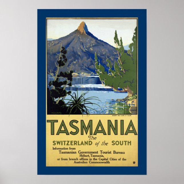 Tasmania "Die Schweiz des Südens" Poster (Vorne)