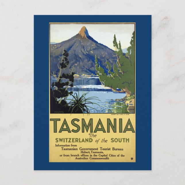 Tasmania ~ Schweiz des Südens Postkarte (Vorderseite)