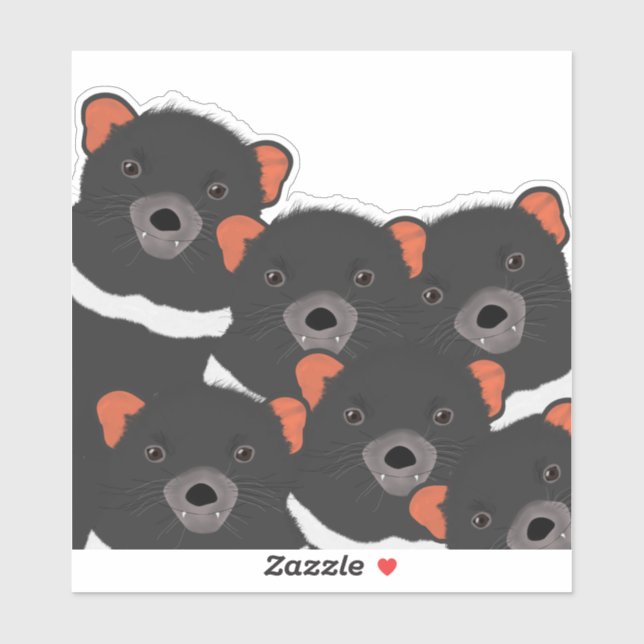 Tasmanian Devil Aufkleber (Blatt)
