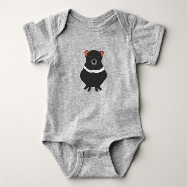Tasmanian Devil Baby Bodysuit Baby Strampler (Vorderseite)