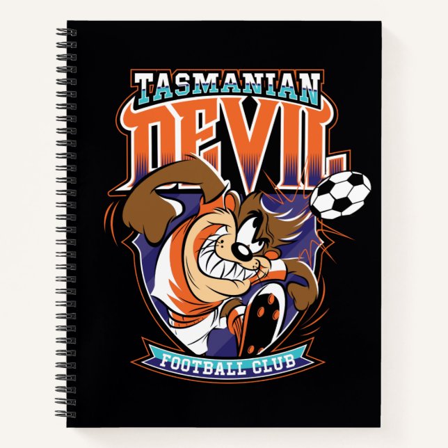 Tasmanian Devil Football Club Abzeichen Notizbuch (Vorderseite)